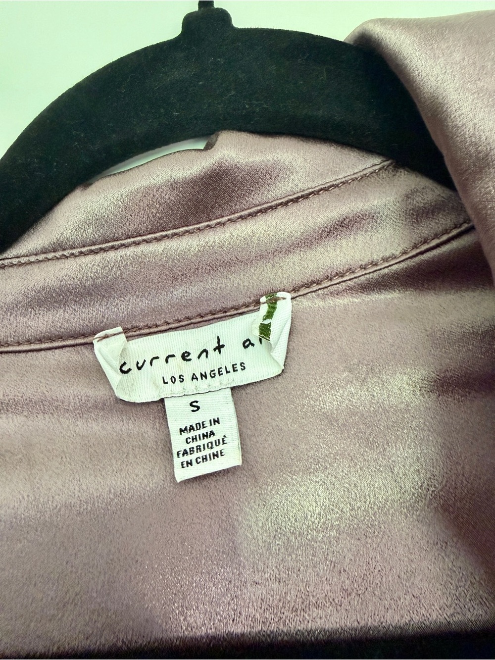 Current Air Women’s Shimmery Mauve Long Sleeve Starlight Dress - Size Small - Picture 3 of 3